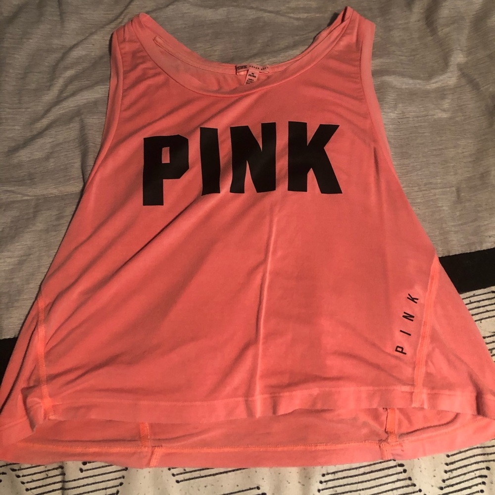 VS Pink gym tank